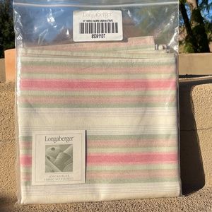Longaberger 36” Fabric Square Cabana Stripe